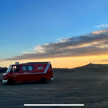 Conny, A Mercedes Firefighter Camper Campsite