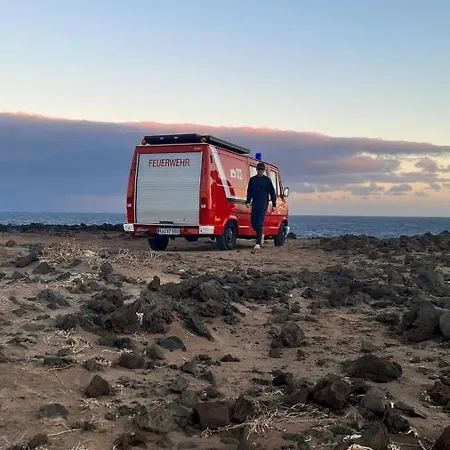 Conny, A Mercedes Firefighter Camper Campsite Los Cristianos (Tenerife)